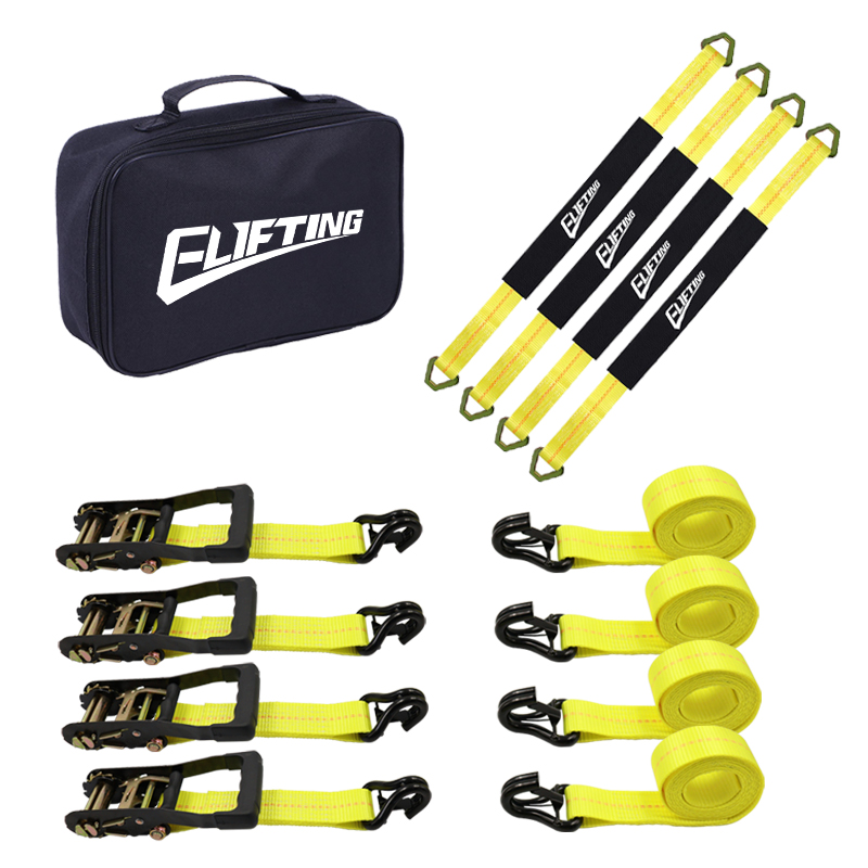 2 inci x 8 "tali leher gandar set (4-pek)