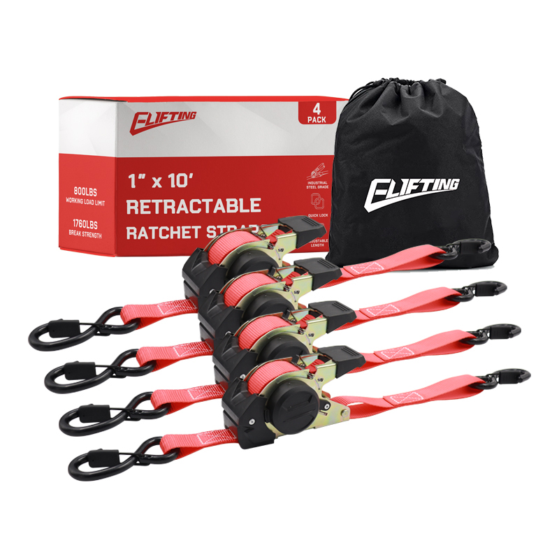 1 "x 10" 1760lbs BS Tali Ratchet Retractable Auto (4pk)